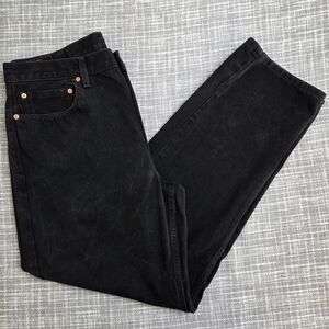 Levi's 550 Jeans Relaxed Fit Black Straight/Tapered Men's 38X32 (actual 37X31)